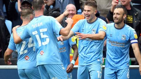 Two-goal Coventry City striker Viktor Gyokeres has scored seven of his nine strikes this season at home