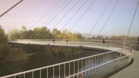 Artist's impression of Kepax Bridge