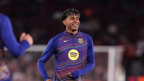 Barcelona forward Lamine Yamal could feature against Birmingham City at St Andrew's