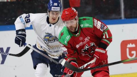 Cardiff Devils against Nomad Astana