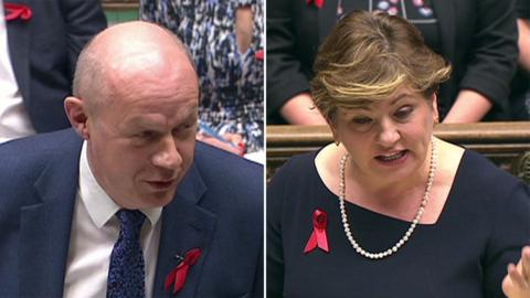 Damian Green and Emily Thornberry