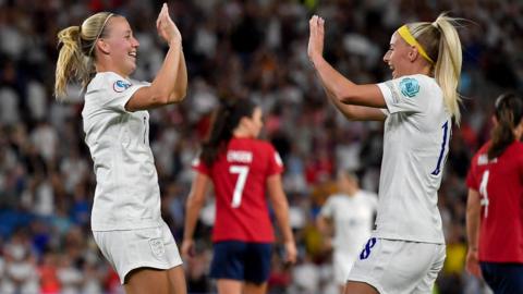 England celebrate