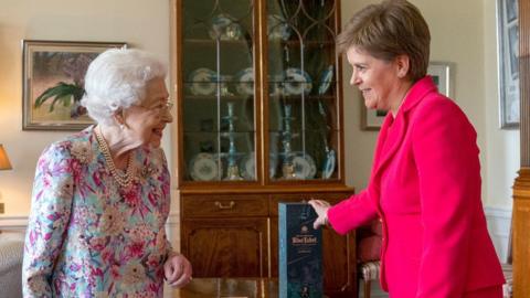 Queen and Nicola Sturgeon