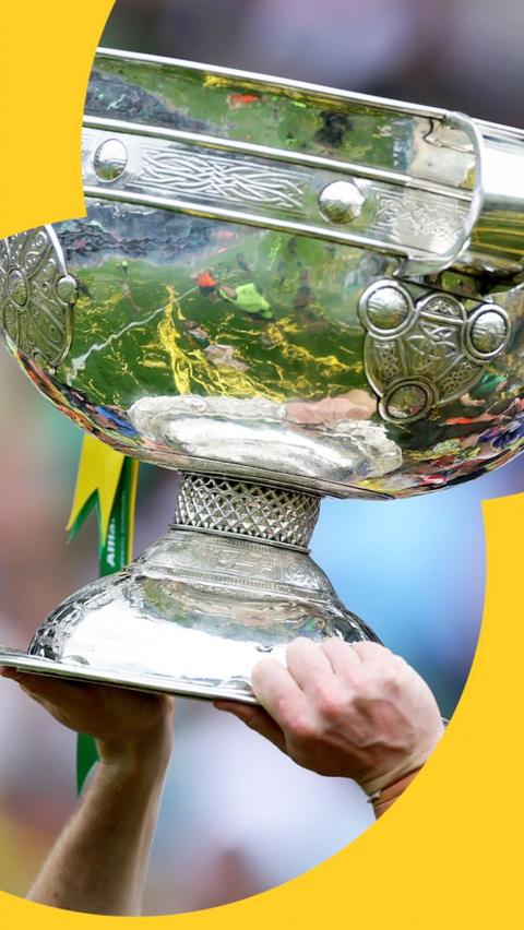 The Sam Maguire trophy 