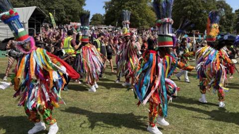 Dancers at Leeds West Indian Carnival 2025