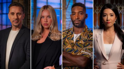 Gary Neville, Jenna Meek, Tinie Tempah, Susie Ma