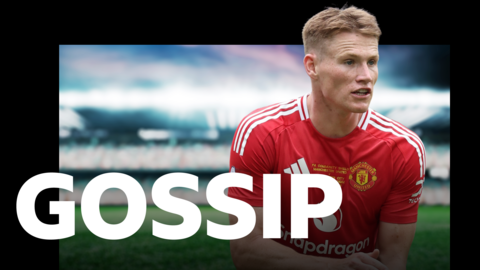 Gossip graphic with a picture of Scott McTominay