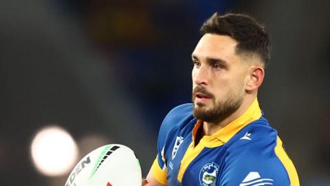 Ryan Matterson in action for Parramatta Eels in 2024