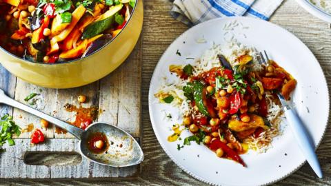 Spiced vegetable tagine