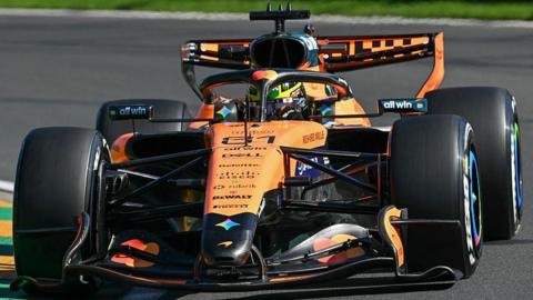 McLaren's Oscar Piastri in Australian Grand Prix practice