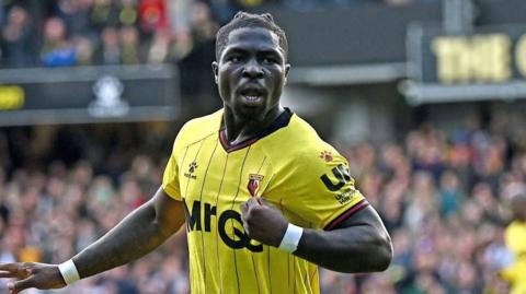 Festy Ebosele scores for Watford against Sunderland