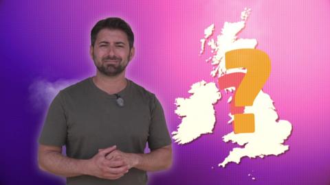 Ricky tries to present the weather