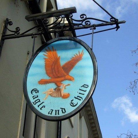 Eagle and Child sign