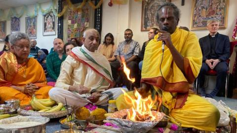 Gurukul Sudershan - priest of the East Ham Temple in London