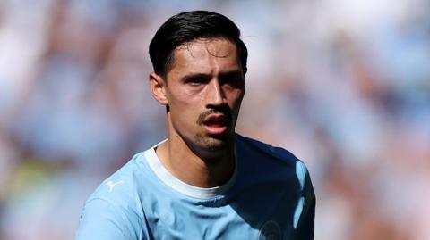 Manchester City midfielder Tijjani Reijnders