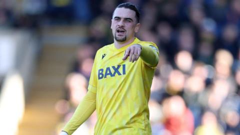 Oxford United defender Ciaron Brown in action