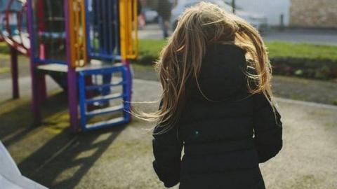 Child in playground