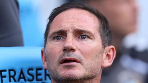 Frank Lampard watching his side