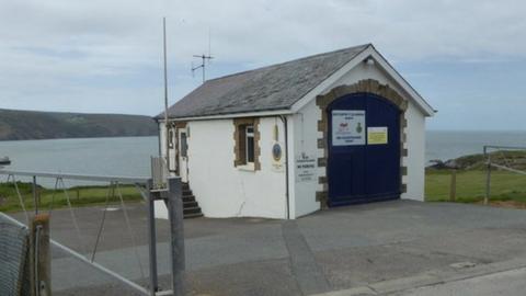Gwbert coastguard station