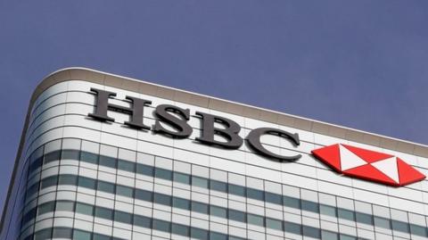 HSBC sign, London