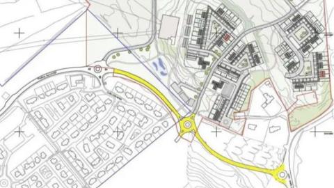 Ìomhaigh de sheach-rathad Phort Rìgh