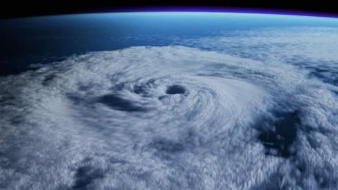 Artist's impression of a superstorm