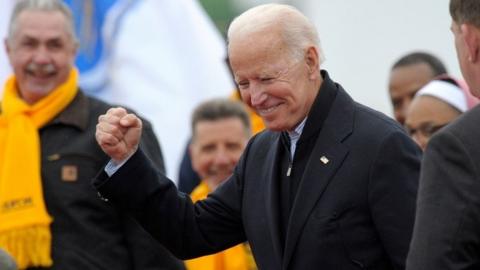 Former vice-president Joe Biden, 18 April 2019