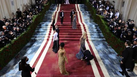 The met gala staircase