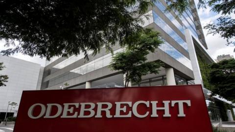 Headquarters of Brazilian construction giant Odebrecht SA in Sao Paulo, Brazil