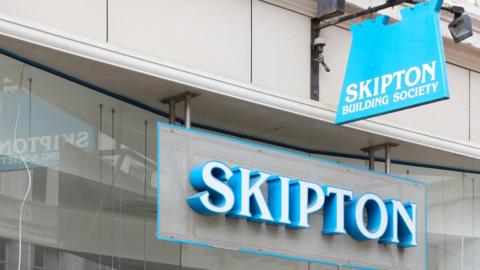 Skipton BS sign outside branch