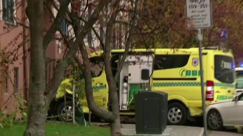 Aftermath of ambulance hijacking in Norway