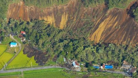 Japan landslides