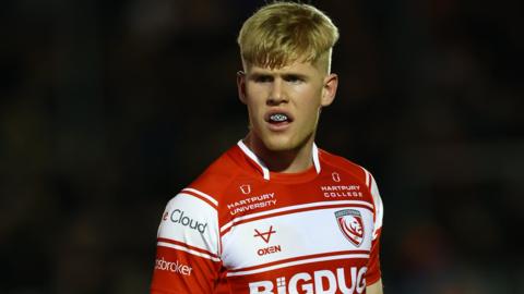 George Barton in action for Gloucester