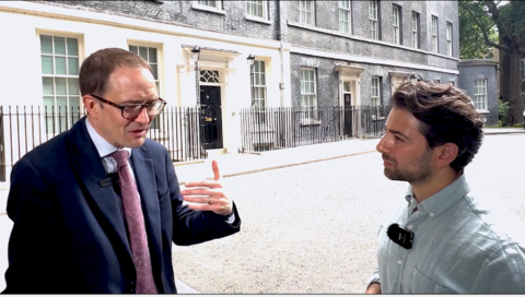 BBC Political Editor Chris Mason speaks to Ricky on Downing Street