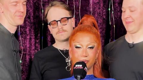 Tia Kofi interviews the members of this year's Swedish act, KAJ.