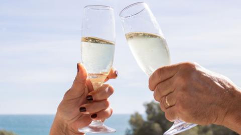 Champagne glasses