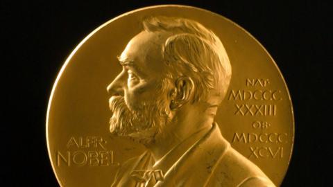 The medal for the Physics Noble Prize