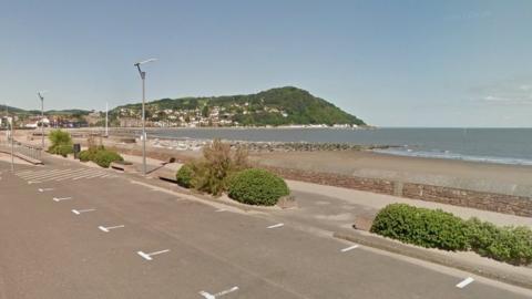 North Hill, seen from Warren Road in Minehead