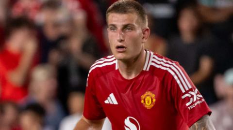 Rhys Bennett in action for Manchester United in pre-season