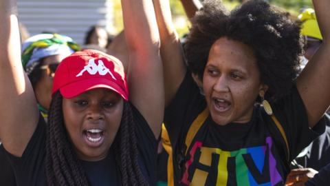 Women protesting