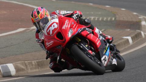 Davey Todd in action during Wednesday's practice session