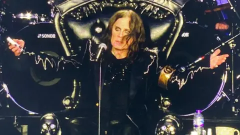 Ozzy Osbourne on stage