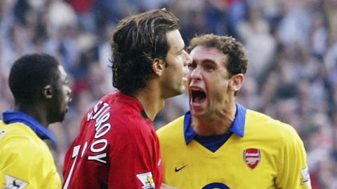 Martin Keown and Rudd van Nistelrooy