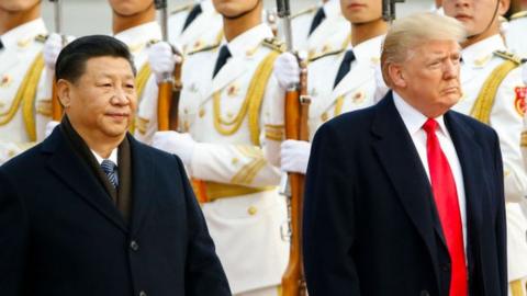 Trump and Xi Jinping