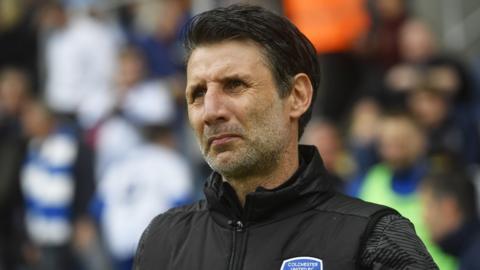 Colchester United head coach Danny Cowley