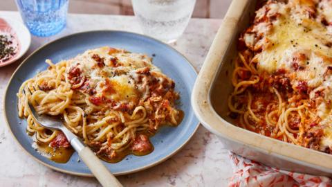 TikTok baked spaghetti