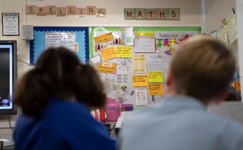 Children in classroom 