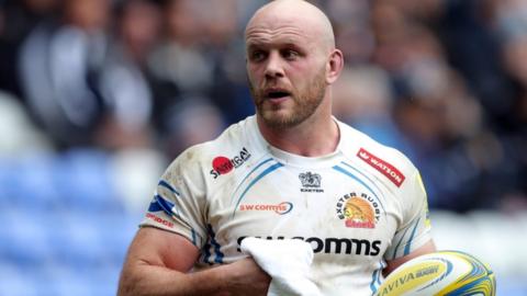 Jack Yeandle in action for Exeter