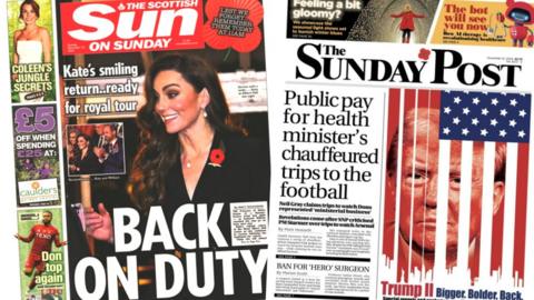 Scotland's papers: 10 November