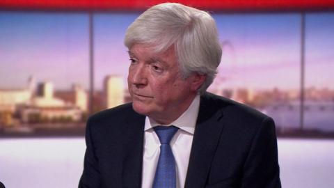 Lord Hall speaking to the ý's Andrew Marr programme